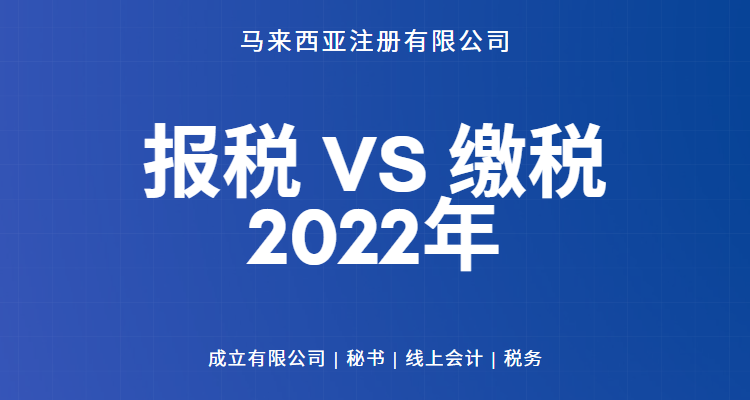报税 VS 缴税